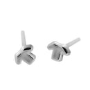 24 Pairs/Lot Women Girls Mixed Styles Alloy Silver Studs Earrings Fashion Jewelry Gifts