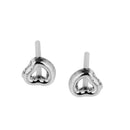 24 Pairs/Lot Women Girls Mixed Styles Alloy Silver Studs Earrings Fashion Jewelry Gifts