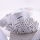 Boho Artifical Leather Long Wrap Waist Fringe Tassel Skirt Belt Bikini Fringe Belt Dress White