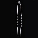 10 Pieces/ Lot Glitter Rhinestone Faux Pearl Flower Design U Shaped Hair Pins Jewelry Wedding Party Prom Lady Hair Headdress