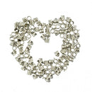 100 Pieces Hollow Bail Hanger Dangle Spacer Beads Fitting European Bracelet