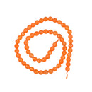 6mm Faceted Jade Round Gemstone Beads For Jewelry Bracelet Necklace Making Accessory 15.5" Orange