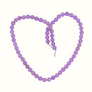 6mm Faceted Jade Round Gemstone Beads For Jewelry Bracelet Necklace Making Accessory 15.5" Purple