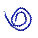 6mm Faceted Jade Round Gemstone Beads For Jewelry Bracelet Necklace Making Accessory 15.5'' Royal Blue