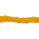6mm Faceted Jade Round Gemstone Beads For Jewelry Bracelet Necklace Making Accessory 15.5'' Yellow