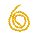 6mm Faceted Jade Round Gemstone Beads For Jewelry Bracelet Necklace Making Accessory 15.5'' Yellow