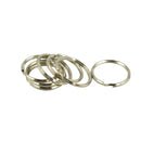 25mm Steel Nickel Polishe double Loop Split Key Rings Jewerly Making Findings 50 Pieces