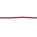 Faceted Ruby Jade Round Gemstone Loose Beads Strand For Jewelry Bangle Bracelet Making 15 Inch/ Strand 6mm