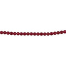 8mm Natural Smooth Ruby Red Jade Gemstone Round Loose Beads Strand 15'' DIY
