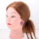 6 Pair Acrylic Earrings Hip Hop Women Colorful Ear Stud Decor Heart Lip