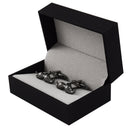 Fashion Mustache Shirt Cuff links Gentlemen Jewelry Gift Metallic Black