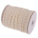 25m New 10mm Crystal Faux Pearls Beads String By the Roll for DIY Party Garland flowers Wedding Decration