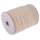 25m New 10mm Crystal Faux Pearls Beads String By the Roll for DIY Party Garland flowers Wedding Decration