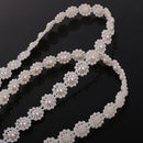 25m New 10mm Crystal Faux Pearls Beads String By the Roll for DIY Party Garland flowers Wedding Decration