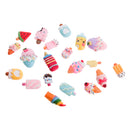 20pcs Ice Cream Embellishment Mix Resin Flatback ScrapbookIng DIY Craft