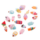 20pcs Ice Cream Embellishment Mix Resin Flatback ScrapbookIng DIY Craft