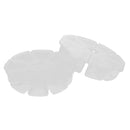 2 Pieces/ Pack 8 Slots Compartment Mini Round Plastic Storage Box Earring Ear Studs Loose Beads Jewelry Container