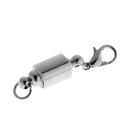 5 Sets Silver Plated Brass Connector Mgnetic Clasps Jewelry Findings 13x7mm