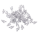 50pcs Antique Silver Stainless 10x5mm Music Note DIY Jewelry Making Pendant For Necklace Bracelet Charms Findings Craft