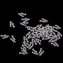 50pcs Antique Silver Stainless 10x5mm Music Note DIY Jewelry Making Pendant For Necklace Bracelet Charms Findings Craft