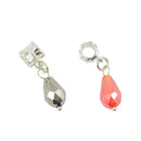 20Pcs Handmade Crystal Glass Teardrop Dangle Charm Pendant for DIY Jewelry