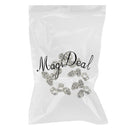 20 Pieces Tibetan Silver European Large Hole 3D Skull Halloween Spacer Beads