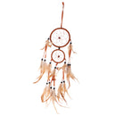 Dream Catcher Handmade Traditional Yellow Feather Dreamcatcher Wall Hanging Car Hanging Decoration Ornament Gift