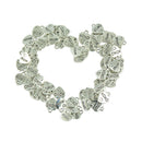 50 Pieces I love MOM XOXO Heart Charms DIY Making Mother's Day Jewelry DIY Necklace Bangle Accessories