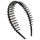 10pieces Plastic Wave Hair Band Headband 8mm with Teeth Hair Accessories
