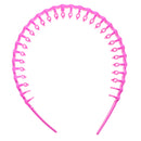 10Pieces Women Girl Candy Color Plastic Teeth Headband Hairband Hair Hoop Accessoy