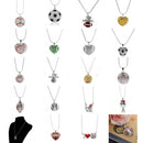 Women Crystal Rhinestone Rugby LOVE Letter Pendant Necklace Charm Jewelry
