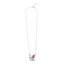 Women Crystal Rhinestone Rugby LOVE Letter Pendant Necklace Charm Jewelry