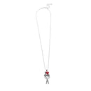 Women Crystal Rhinestone I Love HAIR Scissor Pendant Necklace Charm Jewelry