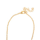 Unisex Gold Plated Alloy Gymnastics Sports Pendant Trendy Necklace for Women Men Jewelry