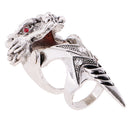 Fashion Dragon Head Rings Punk Rock Style Party Rings Men Aolly Ring Jewelry
