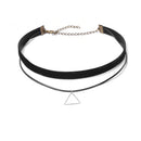 24pcs Multiple Collar Chokers Necklace Length Adjustable Gothic for Women