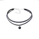 24pcs Multiple Collar Chokers Necklace Length Adjustable Gothic for Women