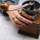 Set of 3 Pieces Vintage Gold Midi Mid Finger Rings Jewerly for Women Man