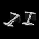 1 Pair Pink Rhinestone Silver Plated Cufflinks Wedding Fathers Day Shirt Jewelry