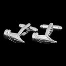 Silver Tone Pen Nib Quill Fountain Pen Cufflinks Mens Shirt Jewelry Modern Cuff Button Writer Wedding Fancy Gift