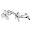 1 Pair Ships Propeller Cufflinks Novelty Yachtsman Mens Shirt Aviation Jewelry
