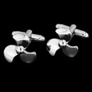 1 Pair Ships Propeller Cufflinks Novelty Yachtsman Mens Shirt Aviation Jewelry
