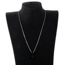 Stainless Steel Men Women Couple Necklace Pendant Love Heart Lovers Jewelry