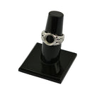 Flower Design 12mm Round Bezel Adjustable Ring Blank Bases Setting DIY Jewelry Making Findings Crafts