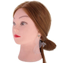 Fashion Acrylic Crystal Clear Horse Dangle Earrings Female Hip Hop Jewelry