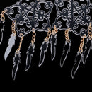 Transparent Drop Long Elegant Design Acrylic Jewelry Star Pattern Earrings