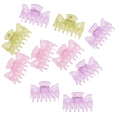 10 Pieces Hairpiece Plastic Hair Claw Clip Clamp Women Accessory Head Wear