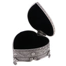 Heart Shape Jewelry Box Flower Sculpture Trinkets Chest Jewelry Organizer