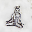 Novelty 7 Gemstone Buddha Yoga Meditation Reiki Chakra Charm Pendant for DIY Chain Necklace