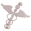 Natural Gemstone Beads Reiki 7 Chakra Healing Yoga Angel Wing Charm Pendant woMen Men's Fashion Jewelry